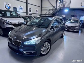 bmw serie 2 218 d 150cv 111500km active tourer luxury line toit pano.gps led clim cuir garantie-12