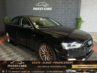 audi a4 2.0 tdi dpf clean diesel 150ch bva multitronic s line - garantie 6 mois