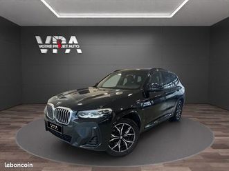 bmw x3 xdrive20i m sport 184 ch bva8 - noir saphir • cuir • caméra 360° • hud • led