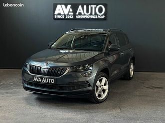 skoda karoq act business dsg7 bva 1.5 tsi 150 ch gps camera carplay crochet d'attelage garantie 12 mois