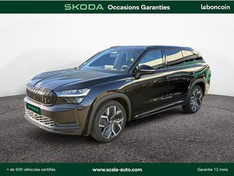 skoda kodiaq 2.0 tdi 150 ch scr dsg7 7pl sportline + pack technologie + pack confort plus + attelage + toit ouvrant