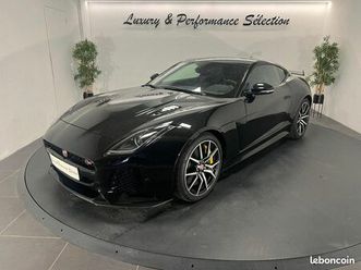 jaguar f.type coupé svr 5.0 v8 575 ch - awd - toit pano -carbone - alcantara - céramique - 49 000km