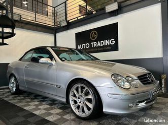 mercedes classe clk cabriolet 320 avantgarde a, suivi complet, vidange de boite faite, tres bon etat, mains libres, 135000 kms