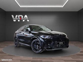 bmw x6 xdrive40i 340 ch m sport - noir saphir • toit panoramique• apple carplay • hud • h&k • caméra 360°