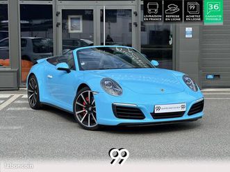 porsche 911 991 coupe carrera 4s - pack sport chrono - echappement - bose - pdsl - reprise - livraison