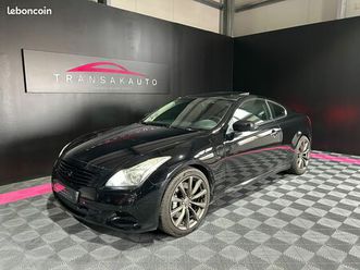 infiniti g g37 3.7 v6 s premium a / origine fr / toit ouvrant / camera de recul / siege chauffant