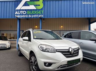 renault koleos 2l dci 150 chx initiale (moteur à chaine) clim,toit panoramique,gps,revision effectuee,ct ok,garantie 3 mois,repri poss