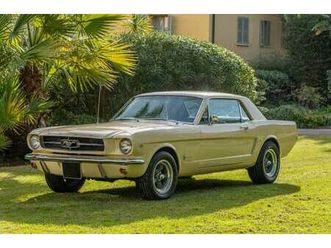 ford mustang coupé v8 code a 289 ci pony pack