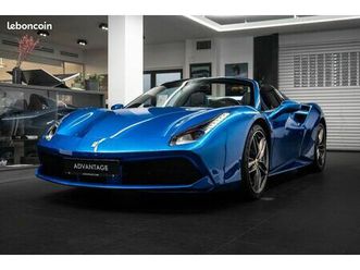 ferrari 488 spider v8 3.9l biturbo 670ch | lift • jbl • sièges racing carbone • écussons scuderia