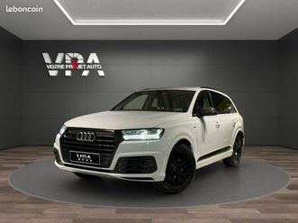 audi q7 3.0 tdi 286ch s line quattro - toit ouvrant - sièges chauffants - affichage tête haute - caméra de recul