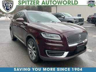 used 2019 lincoln nautilus select