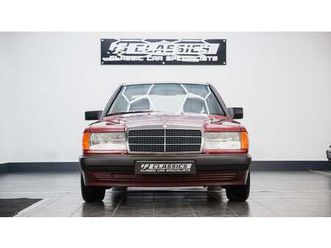 1993 mercedes-benz w201 190e almandine red met '36092mls' a vendre