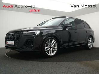 audi q7 audi q7 phev s-line 55tfsie quattro 394pk *automaat*2x s-line* trekhaak panodak*shadowlook*leder*navi*camera*acc*...*
