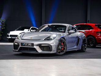 porsche 718 cayman gt4 4.0 pdk - gt silver - vat - sportchrono