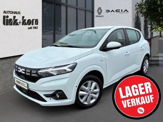 dacia sandero expression tce 100 eco-g kamera sitzhzg.