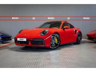 porsche 911 turbo s pdls+ leder pano lift pccb sport-aga