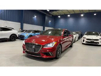 2020 genesis g80 sport, accident free, 360 camera, apple carplay