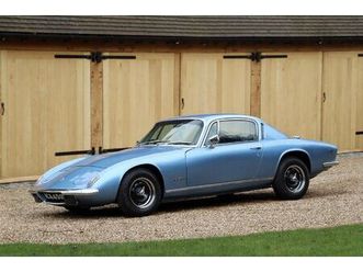 lotus elan plus 2s130/4, 1972. stunning lagoon blue metallic with original black interior.