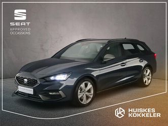 seat leon sportstourer fr 1.0 tsi 115pk cruise control, led koplampen, app connect, parkeersensoren, airco, dab, radio, bluetooth