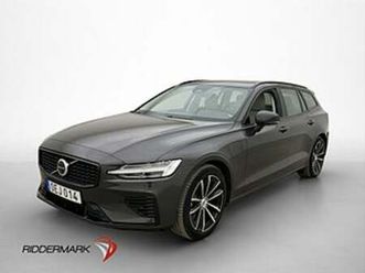 volvo v60 recharge t6 awd 350hk plus dark pano läder 360°