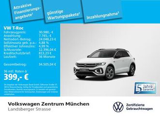 t-roc 1.5 tsi r-line navi led+ r-kam acc 17