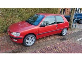 peugeot 106 xs airco 1.4 1998 rood lage km stand — peugeot — marktplaats