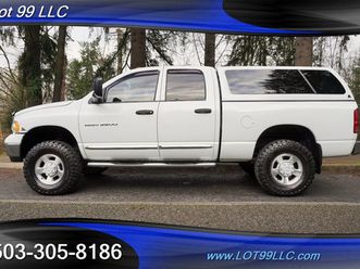 2004 ram 3500 laramie 5.9l cummins 111k leather canopy no rust