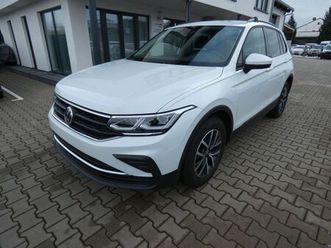 volkswagen tiguan life 2,0 tdi alu klima tempomat weiss