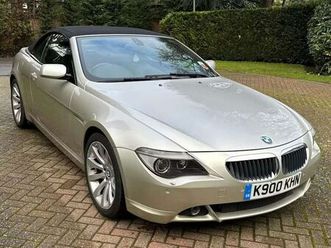2007 bmw 6 series 3.0 630i sport convertible auto