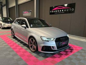 audi rs3 sportback daza 2.5 tfsi 400 cv s tronic 7 quattro + toit ouvrant + carplay + acc + caméra + sièges cuirs électriques