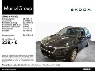 skoda kamiq 1.0 tsi dsg ambition kam. carplay virtual