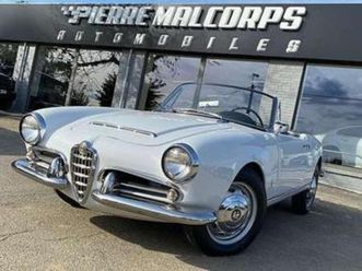 ② alfa romeo giulia 1600 spider tipo 101.23 / restauration — alfa romeo — 2ememain