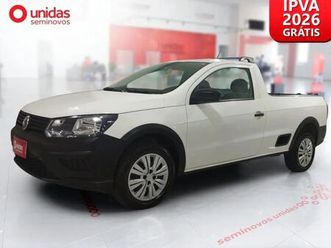 volkswagen saveiro robust 1.6 2023// bruno chagas// unidas seminovos
