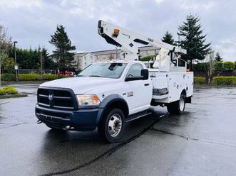2015 ram 4500 st regular cab service/utility boom/bucket truck!