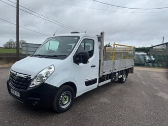 2018 vauxhall movano 2.3 cdti biturbo l3 lwb dropside tail lift air con utility spec 18000 miles ...