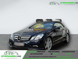mercedes classe e cabriolet 250 bva