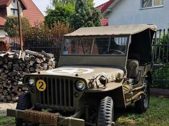 wojskowy jeep willys mb oryginalny 1941 warszawa wawer • olx.pl