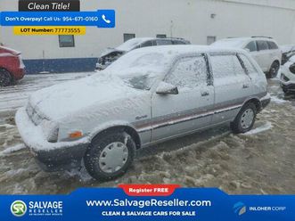 1987 chevrolet sprint 4-door hatchback