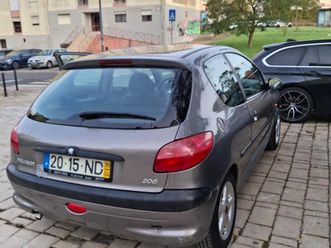 peugeot 206 1.9 diesel 95 mil km, 5 lugares abril/99