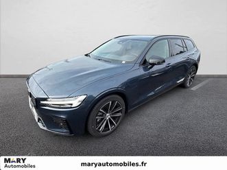 volvo v60 plus style dark v60 t6 awd hybride rechargeable 253 ch + 145 ch geartronic 8