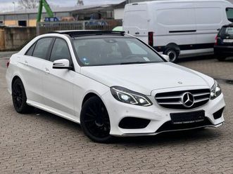 mercedes-benz e 220 cdi be aus 1.hand amg-line - pano - led