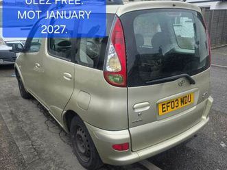 toyota yaris verso,t3.automatic,1.3 engine.mot 2027.