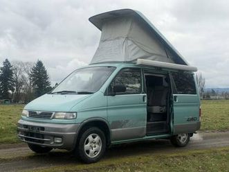 1996 mazda bongo friendee 4wd pop-top camper - v6 gas- automatic
