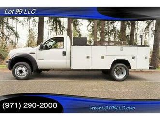 2006 ford f-550 diesel 82k power stroke service bed newer tires 1 owne