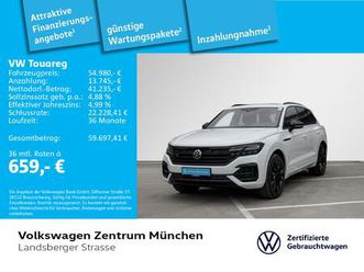touareg 3.0 tdi 4mot r-line blackstyle leder luftfw ahk navi iq.light pano 360° massage acc 21