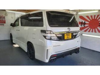 toyota vellfire g s 2.4 auto fresh japanese import only 41k miles 2014 grade 4.5