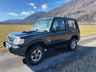 hyundai galloper 2.5 tdi 3 porte gancio traino