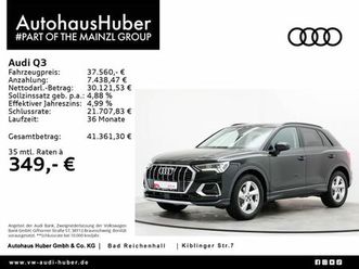 audi q3 35 tfsi s tronic ahk navi shz virtual acc