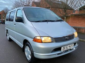 2002 toyota hiace 250 d-4d swb 102bhp minibus **63k miles, fsh**