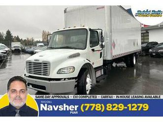 2019 freightliner m2 26’ box + liftgate + hydraulic brake + 103 high